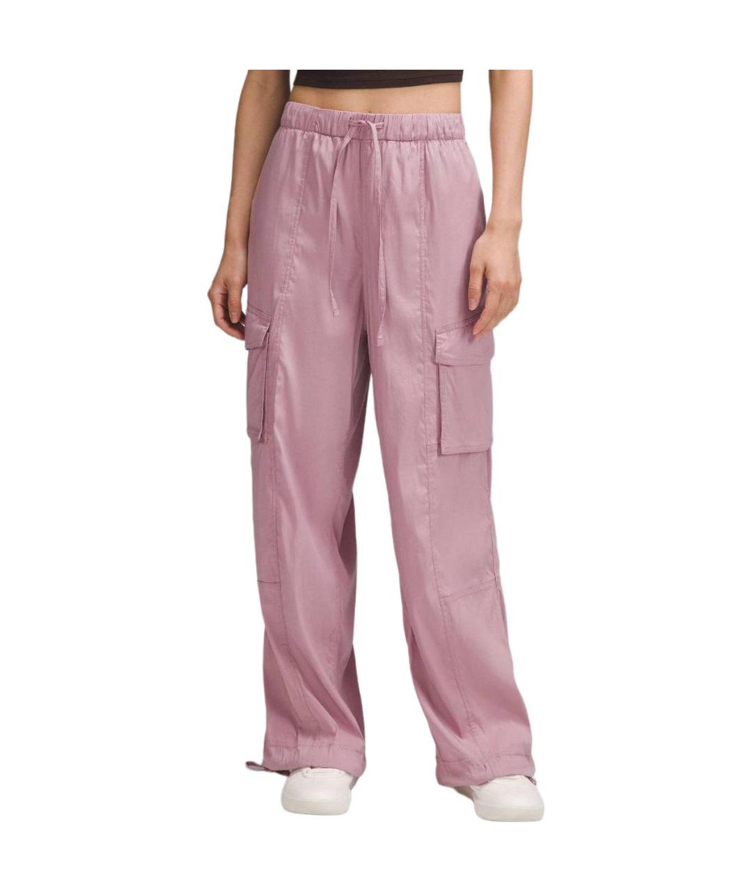 Lululemon Розовые прямые брюки, фото 3