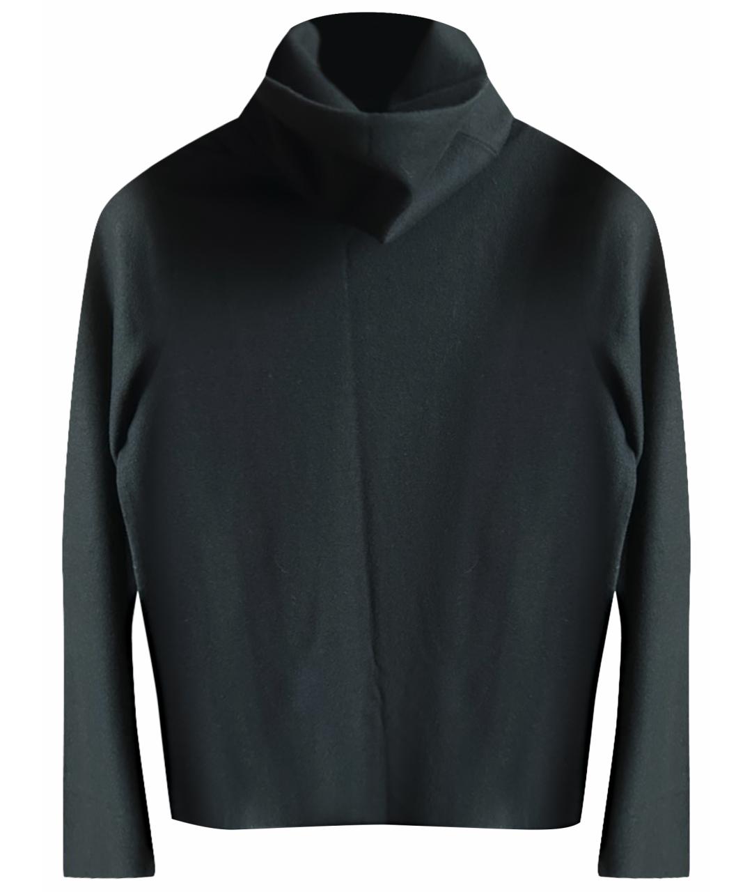 JIL SANDER Черная шерстяная водолазка, фото 1