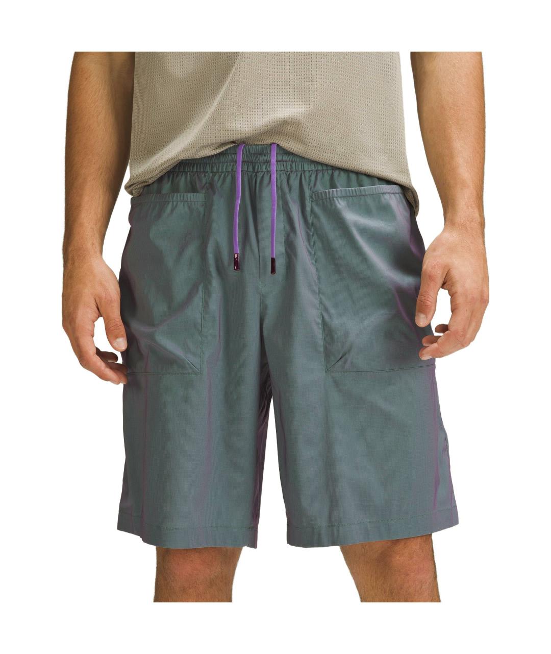 Lululemon Синие шорты, фото 3