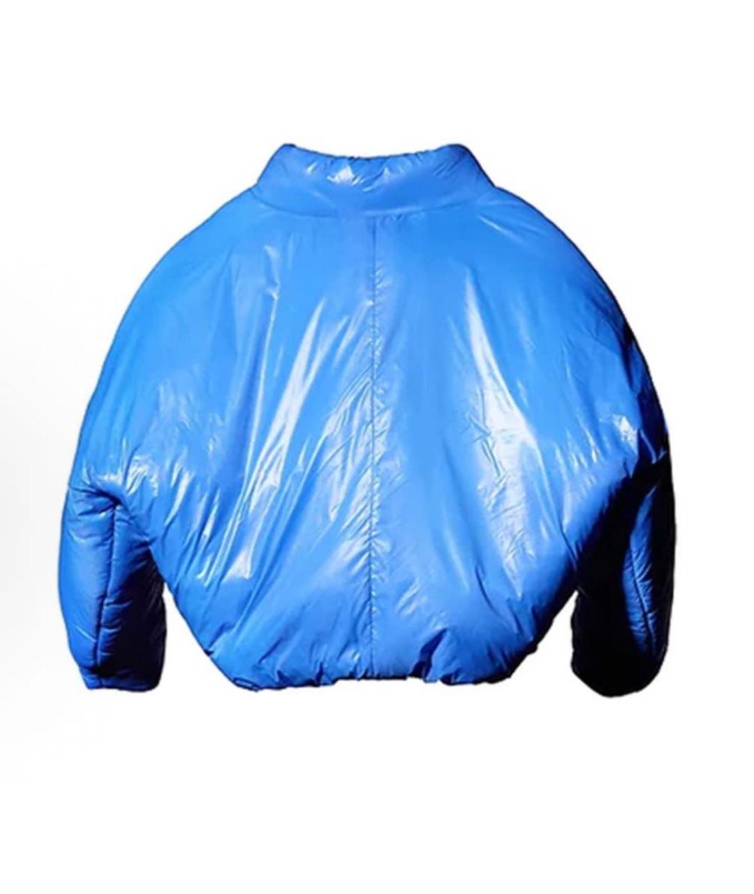 BALENCIAGA Синий пуховик, фото 2