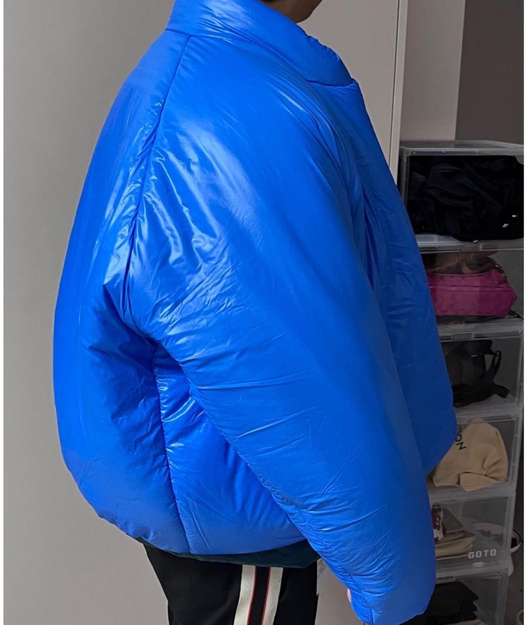 BALENCIAGA Синий пуховик, фото 7