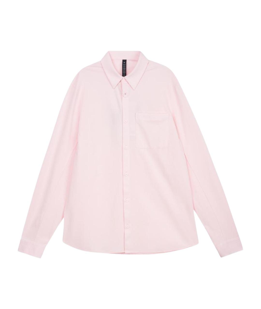 Lululemon Розовая классическая рубашка, фото 1