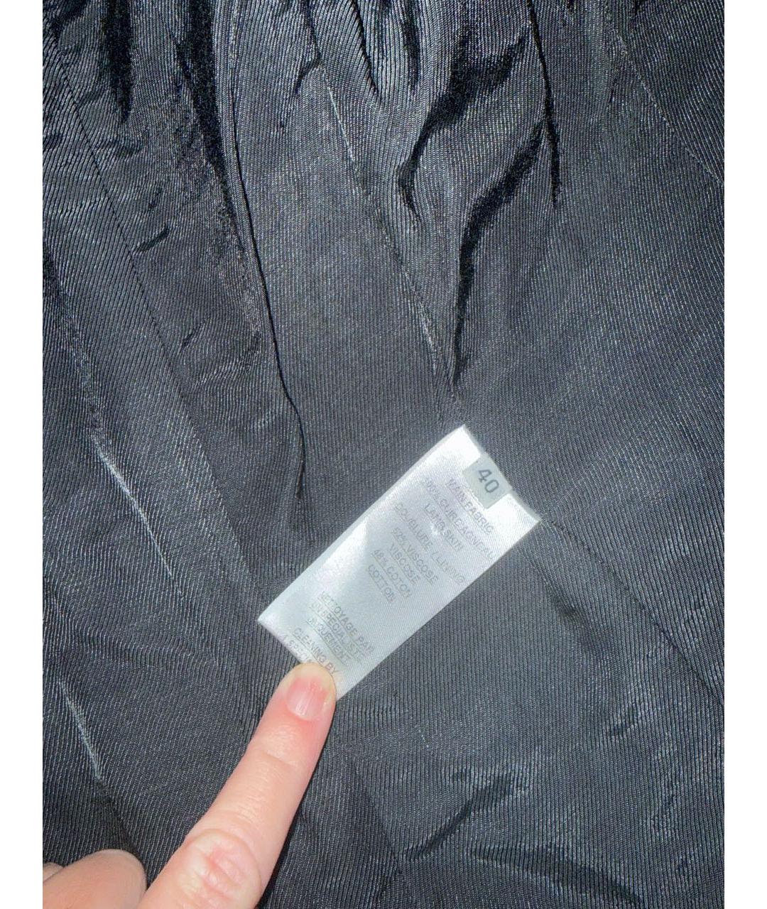 BALMAIN Черный кожаный жакет/пиджак, фото 4