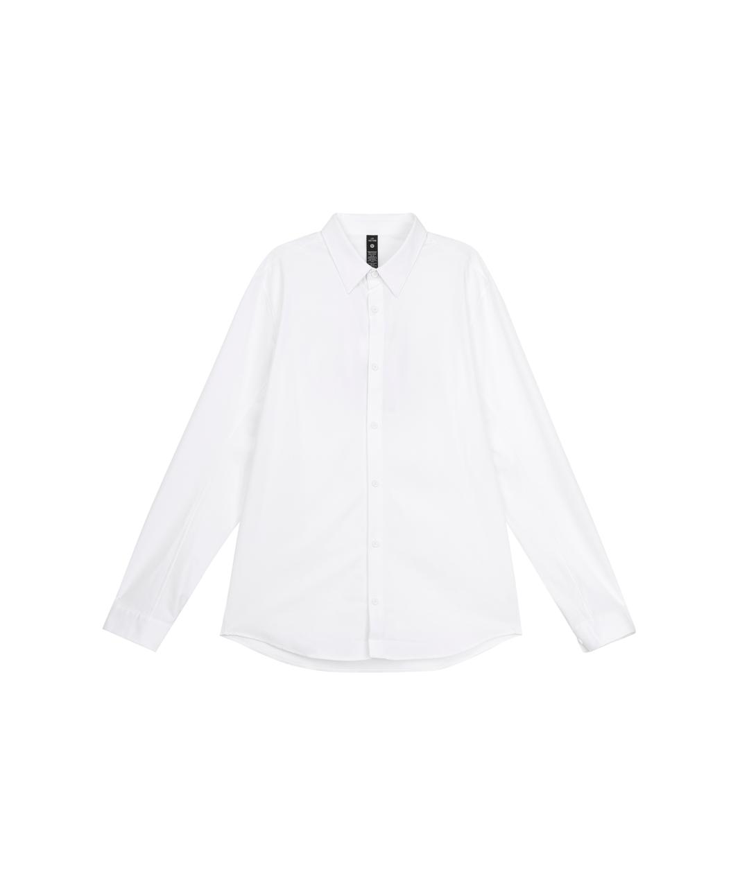 Lululemon Белая хлопковая классическая рубашка, фото 1