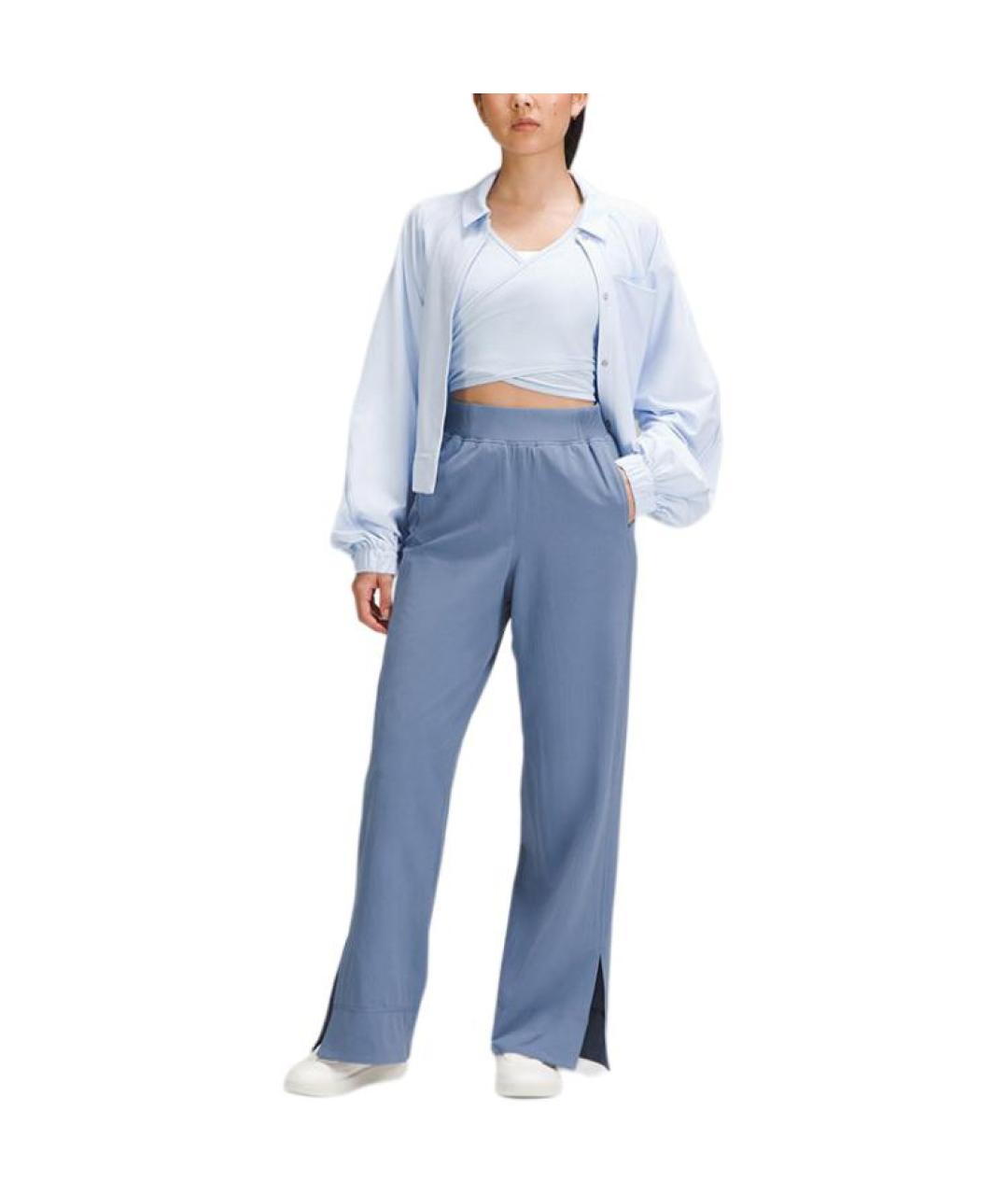 Lululemon Синие спортивные брюки и шорты, фото 3