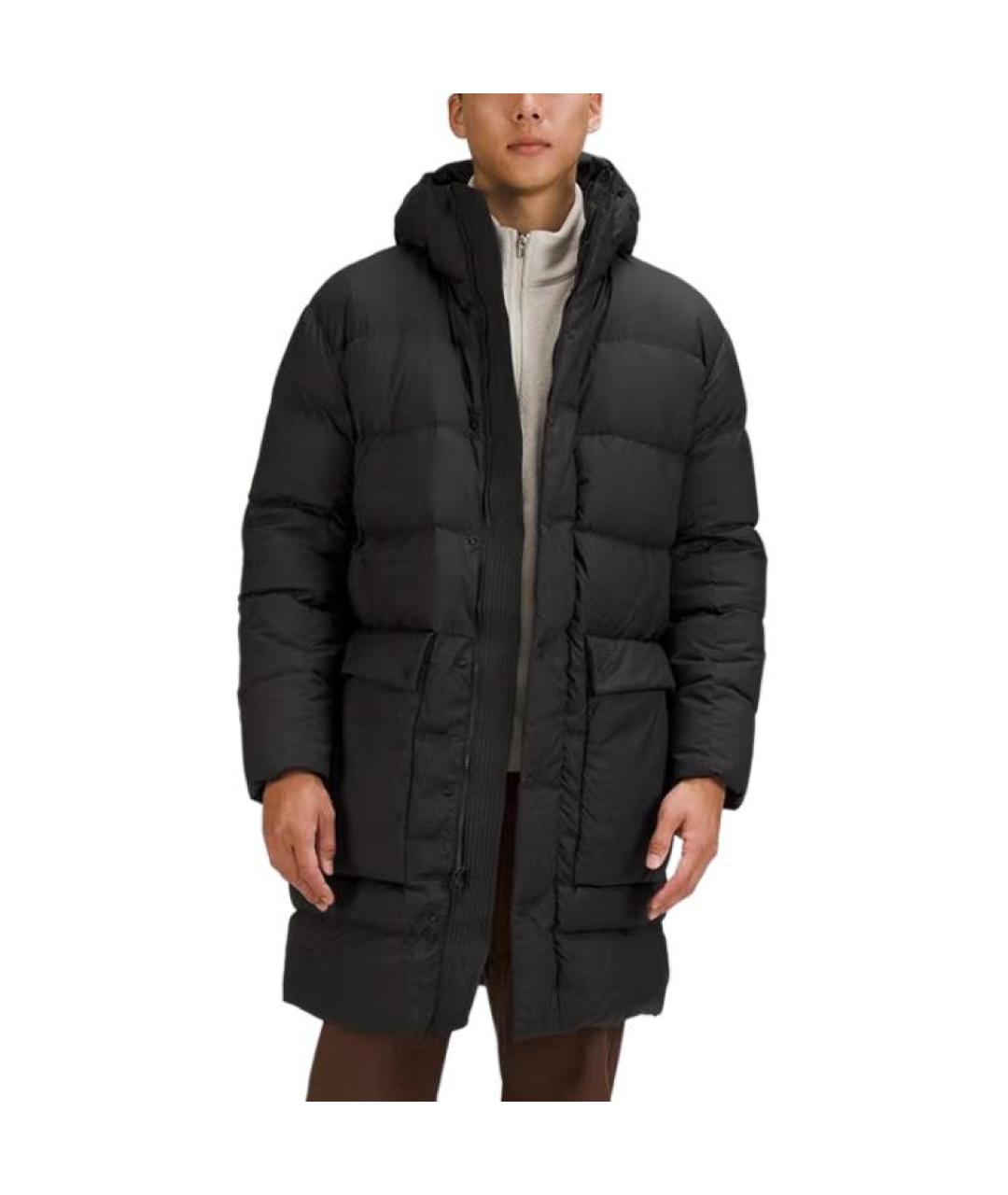 Lululemon Черный пуховик, фото 4