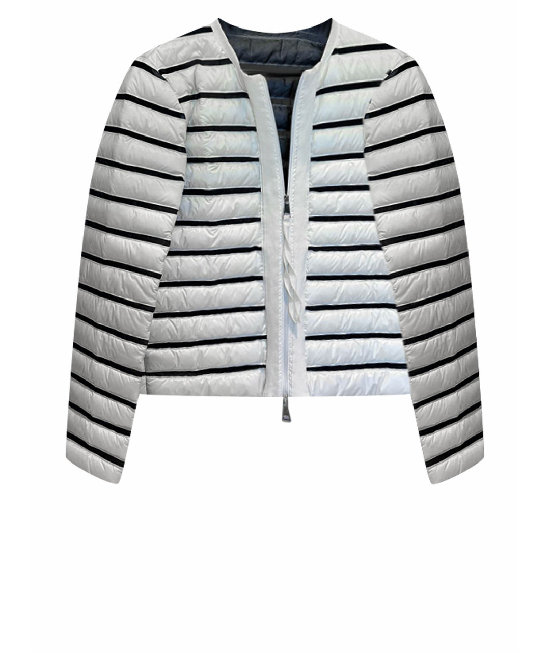 MONCLER Белая полиэстеровая куртка, фото 1