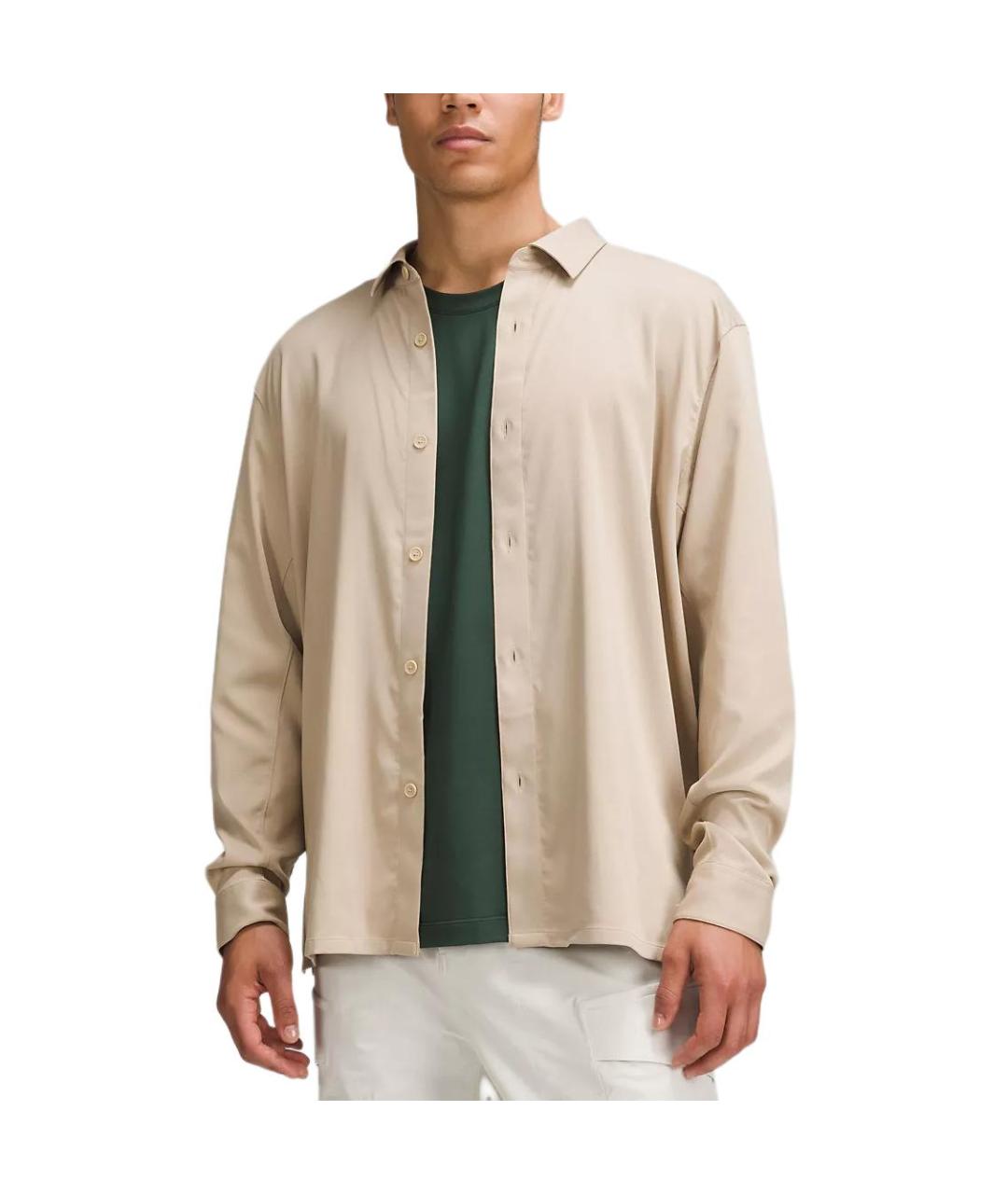 Lululemon Бежевая рубашка, фото 3