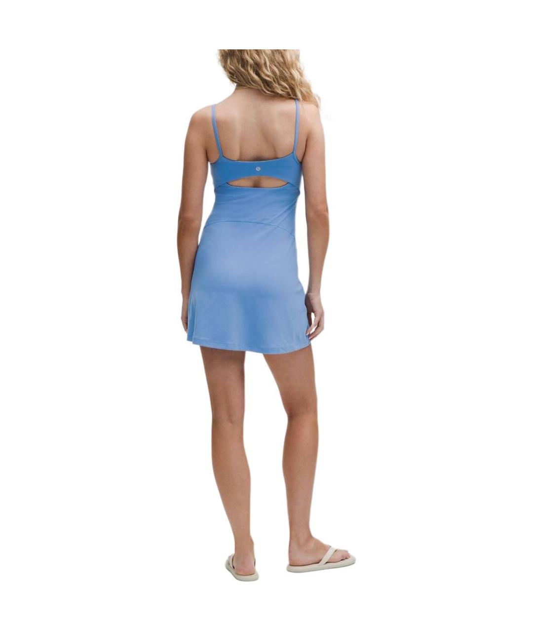 Lululemon Синее повседневное платье, фото 2