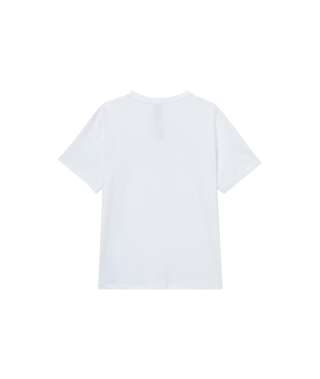 Lululemon Белая хлопковая футболка, фото 2