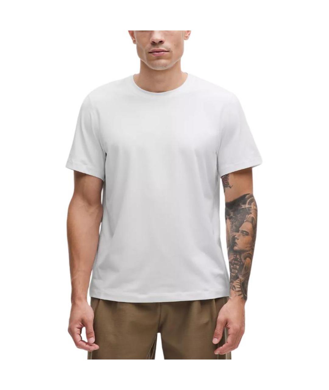 Lululemon Белая хлопковая футболка, фото 3