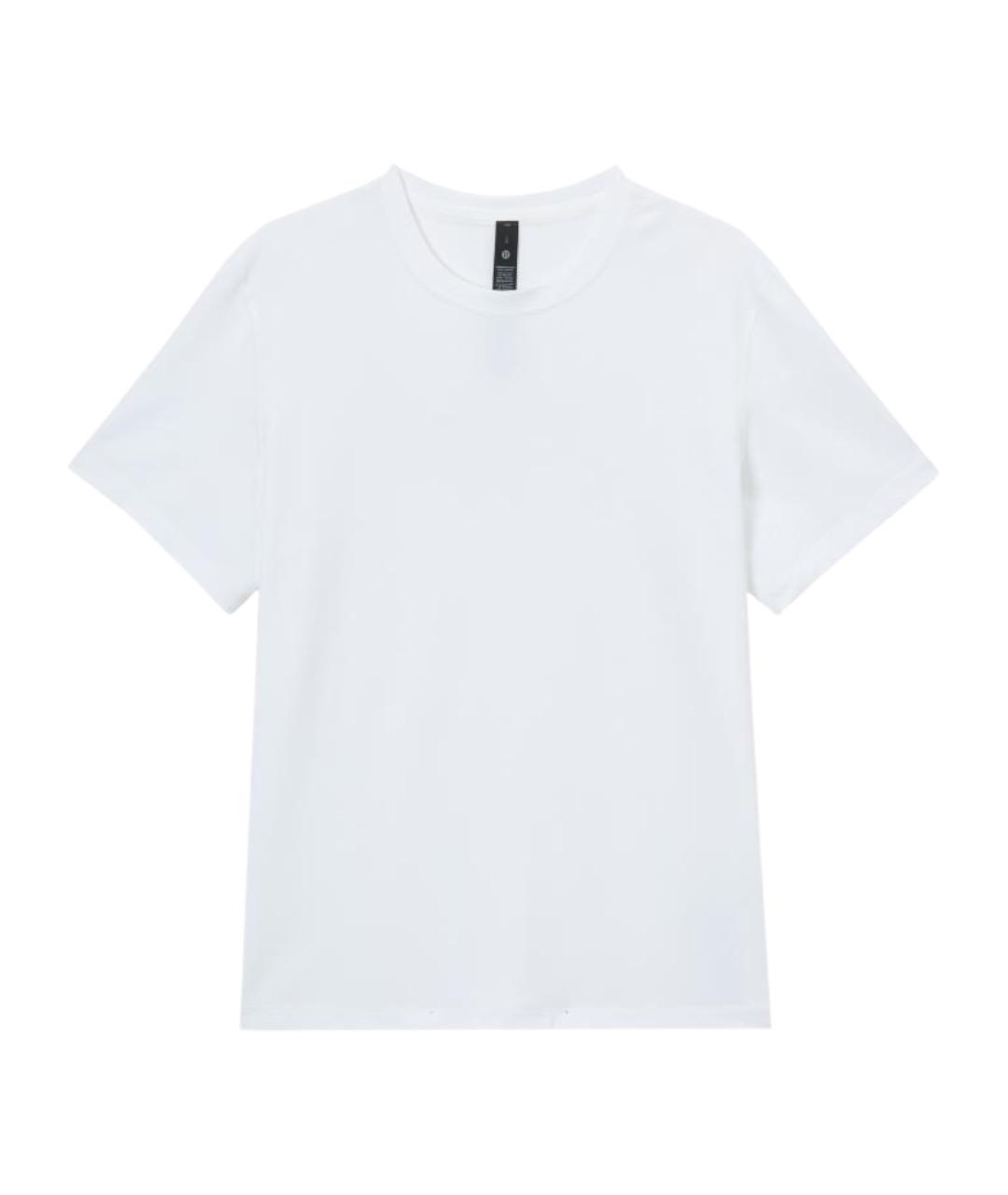 Lululemon Белая хлопковая футболка, фото 1