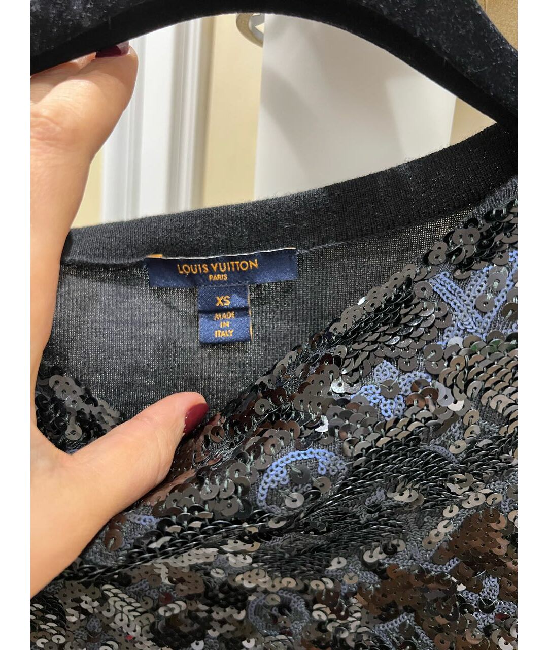 LOUIS VUITTON Темно-синий кашемировый джемпер / свитер, фото 3