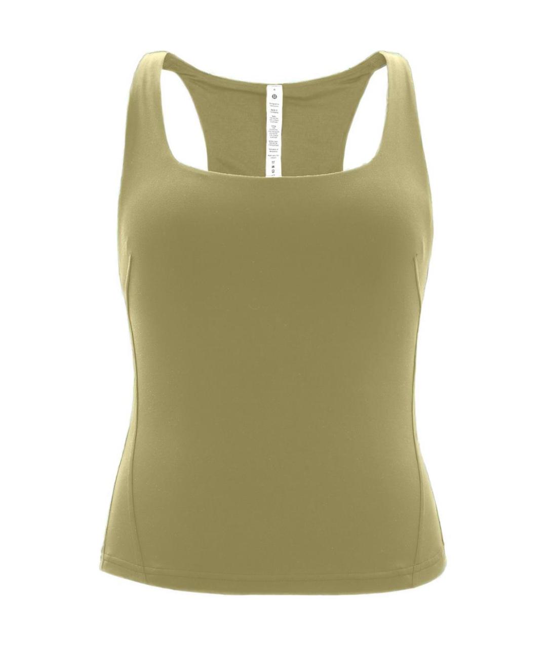 Lululemon Зеленая майка, фото 1