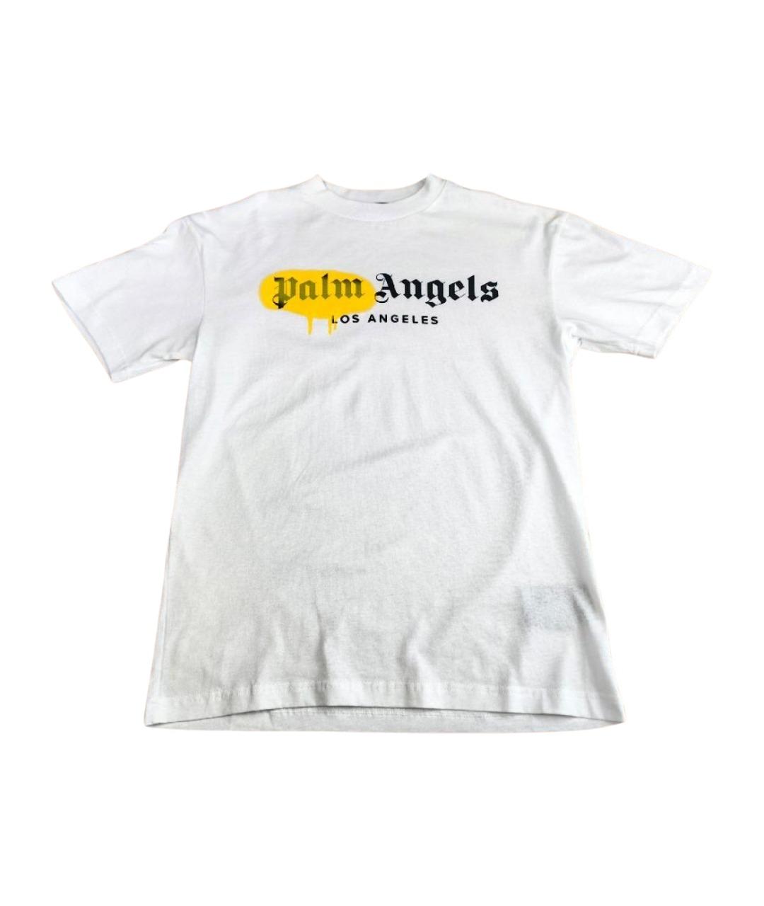 PALM ANGELS Белая хлопковая футболка, фото 1