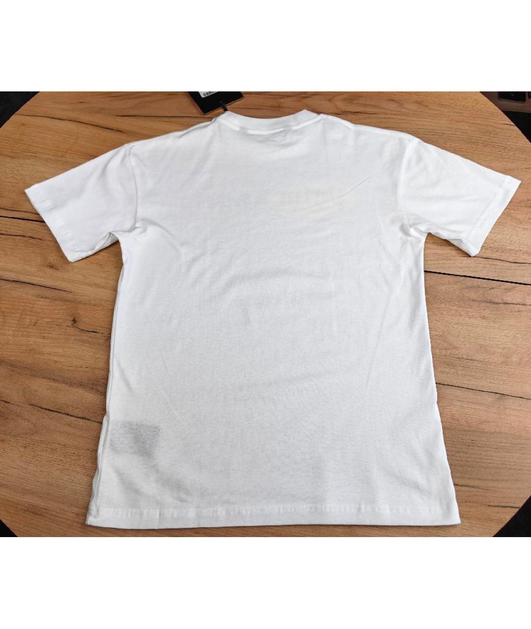 PALM ANGELS Белая хлопковая футболка, фото 2