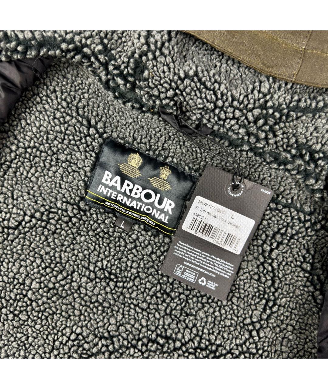 BARBOUR Хаки хлопковая куртка, фото 3