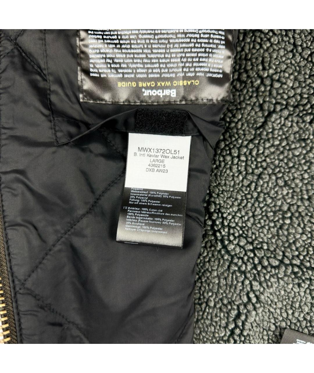 BARBOUR Хаки хлопковая куртка, фото 8