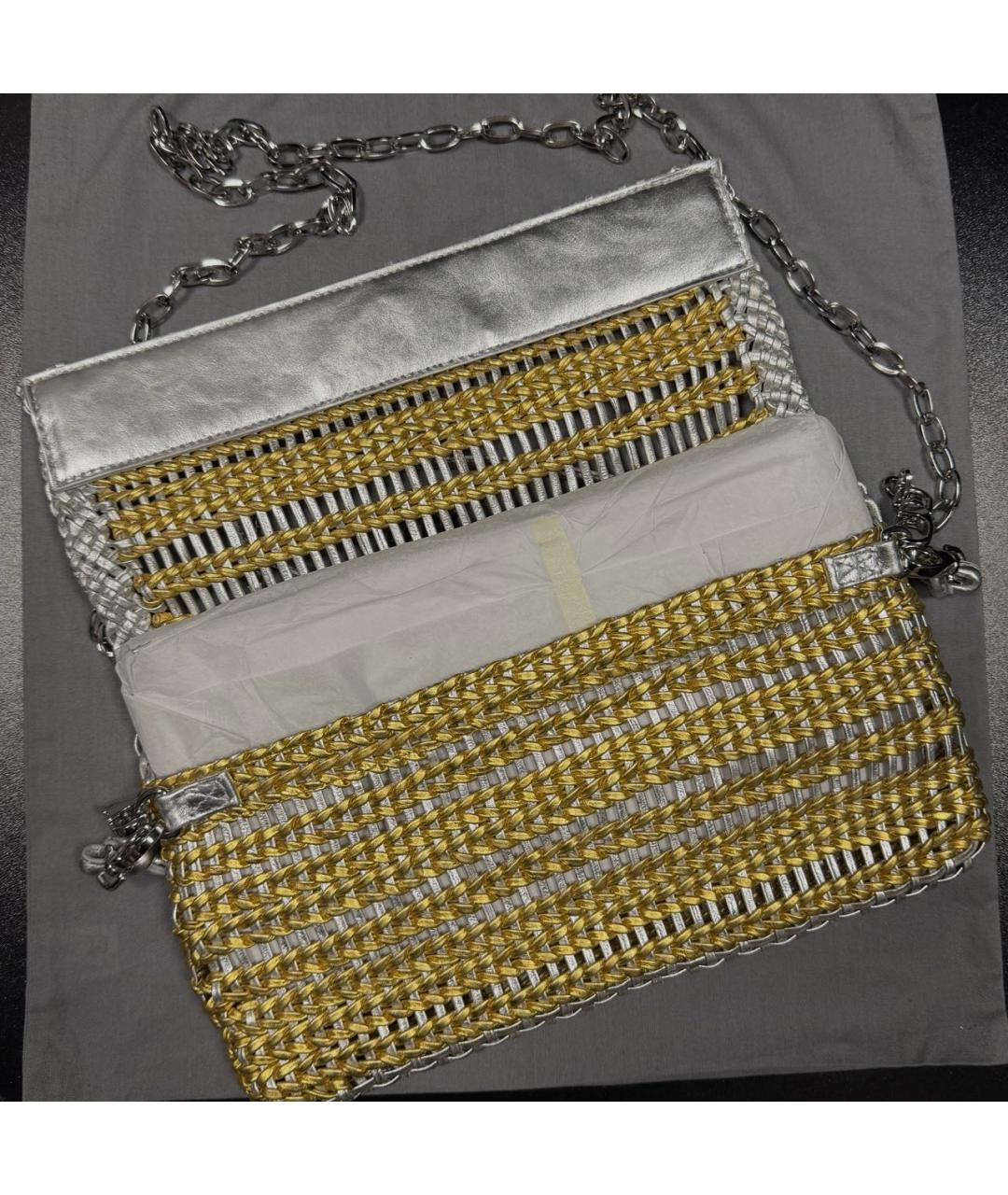 ZADIG & VOLTAIRE Серебряная кожаная сумка через плечо, фото 6