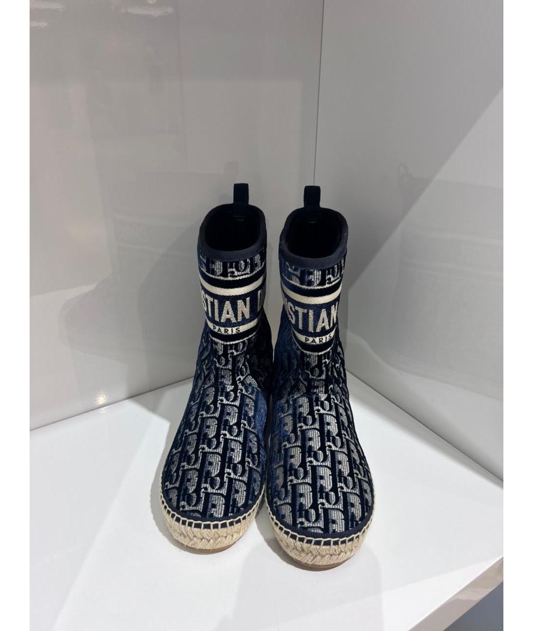 CHRISTIAN DIOR Мульти текстильные ботинки, фото 3