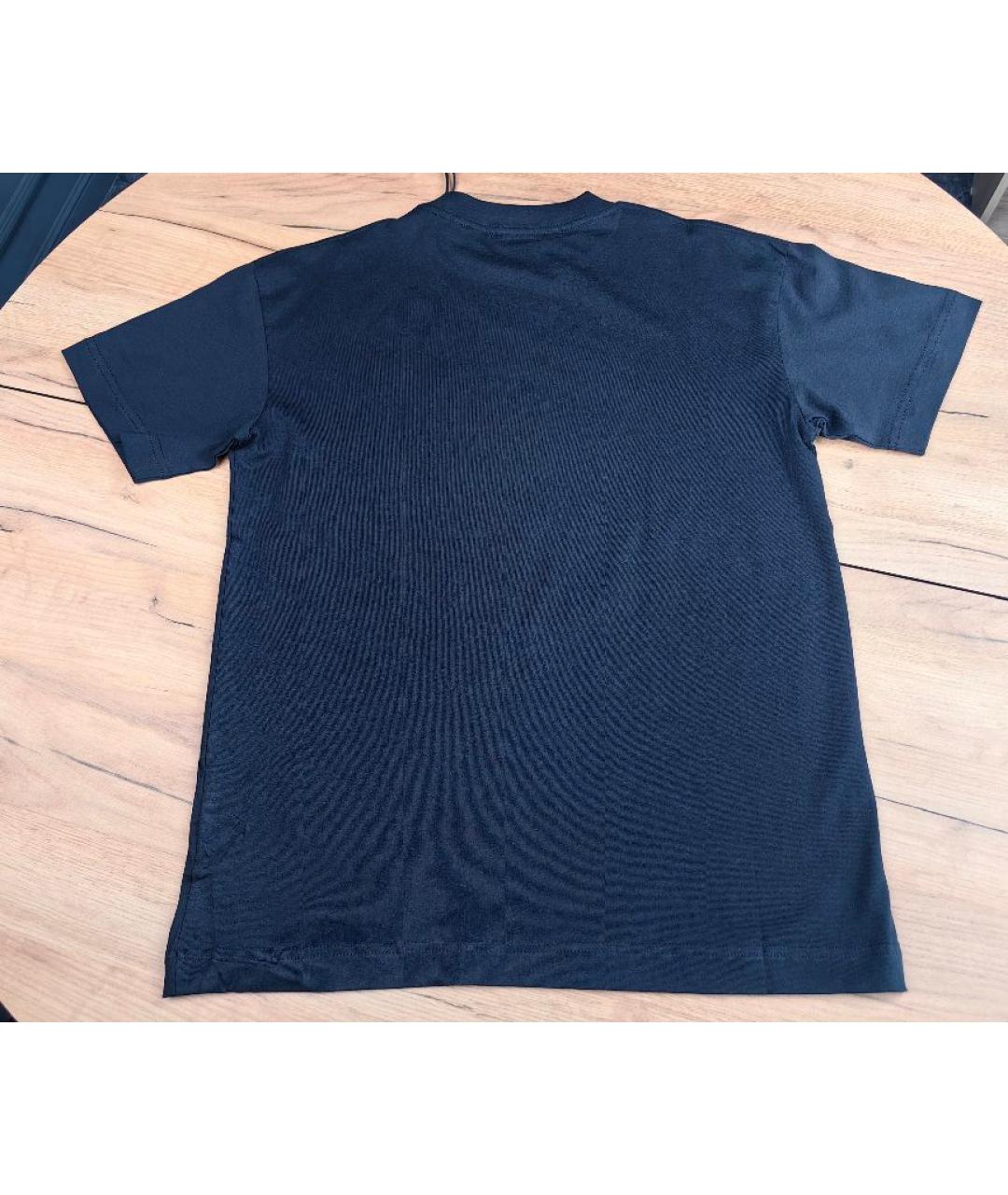 PALM ANGELS Черная хлопковая футболка, фото 2