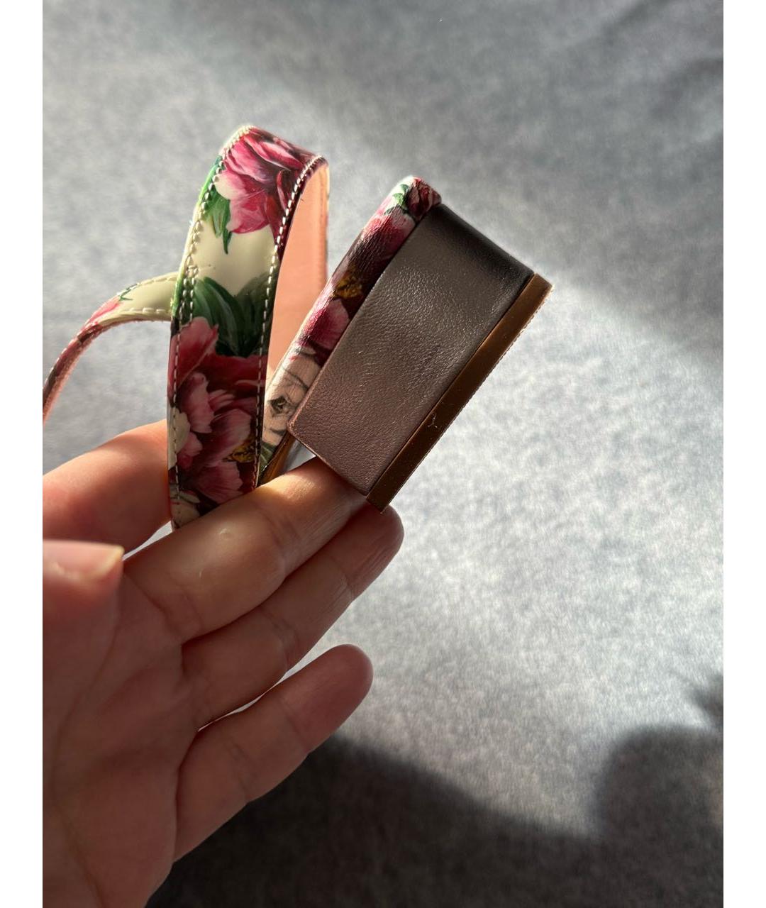 DOLCE & GABBANA KIDS Мульти сандалии и шлепанцы, фото 5