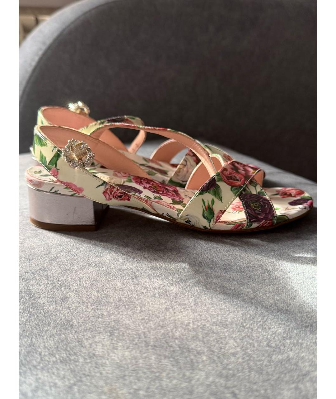 DOLCE & GABBANA KIDS Мульти сандалии и шлепанцы, фото 8