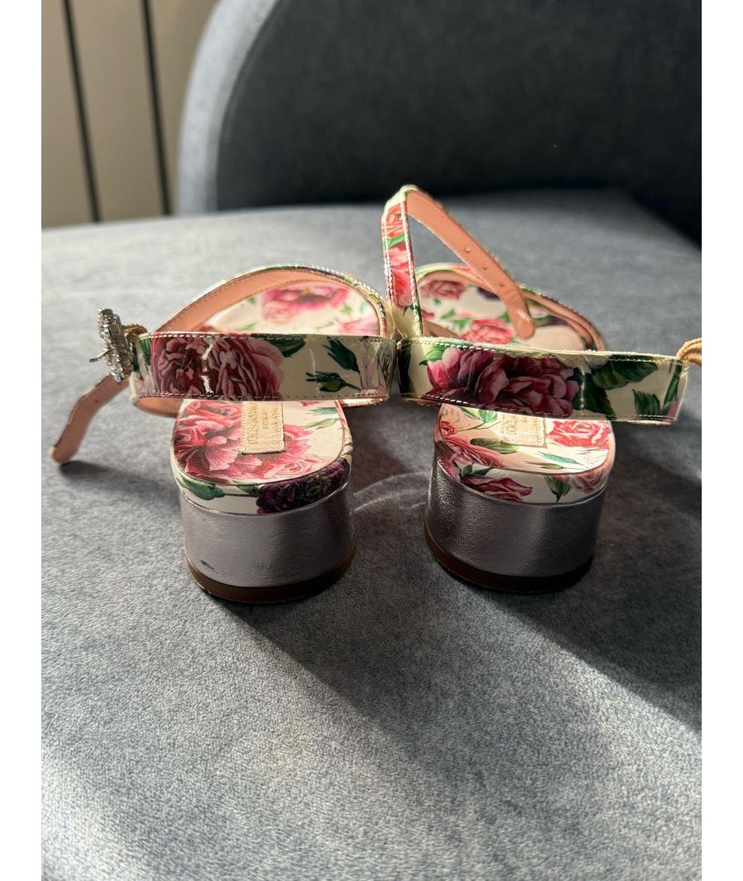 DOLCE & GABBANA KIDS Мульти сандалии и шлепанцы, фото 4