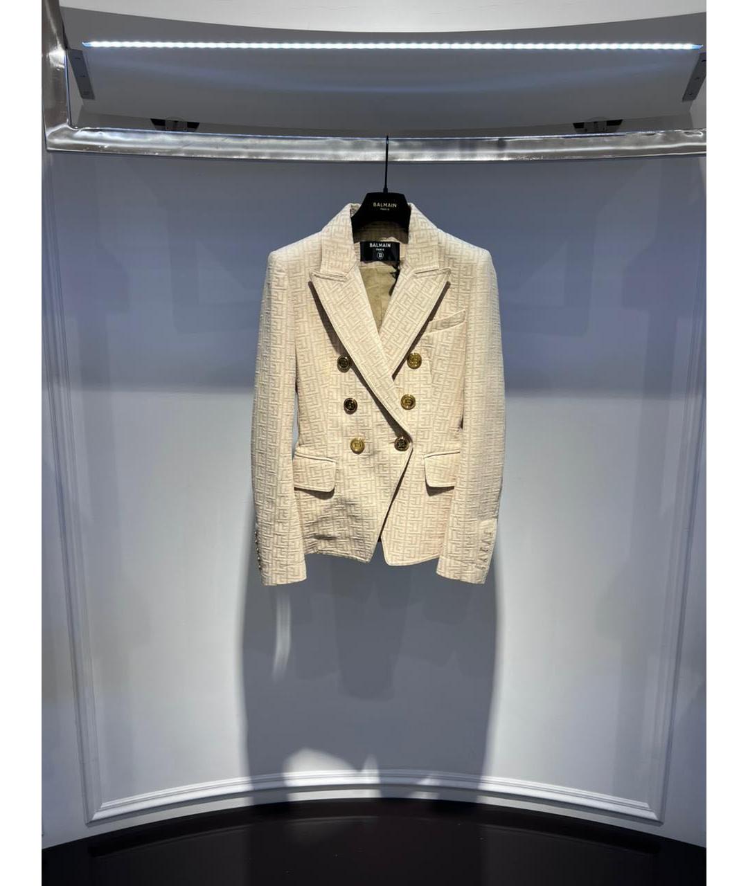 BALMAIN Бежевый жакет/пиджак, фото 3