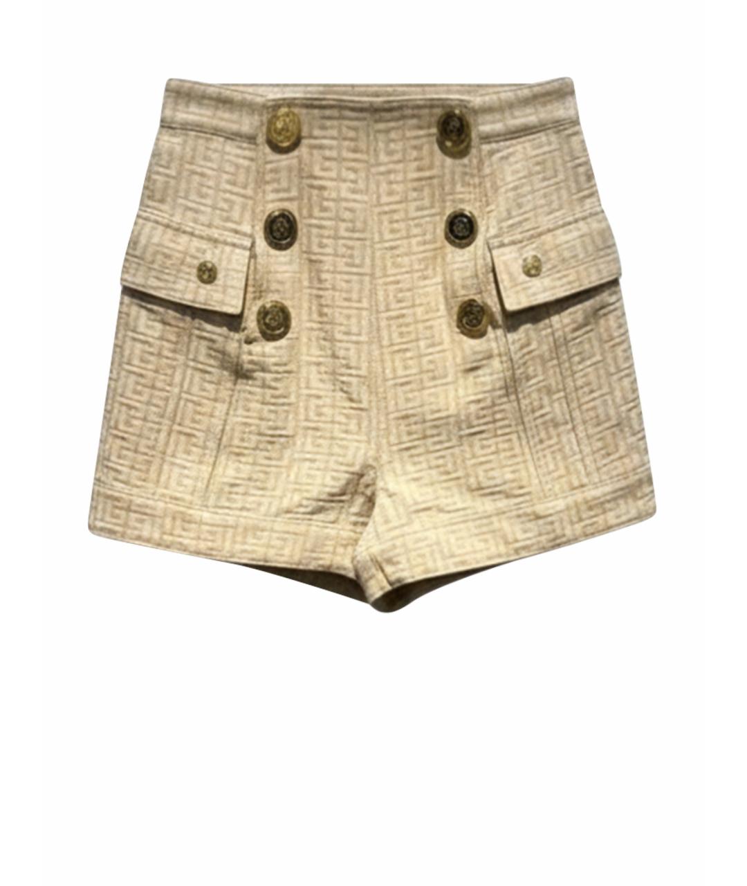 BALMAIN Бежевые шорты, фото 1