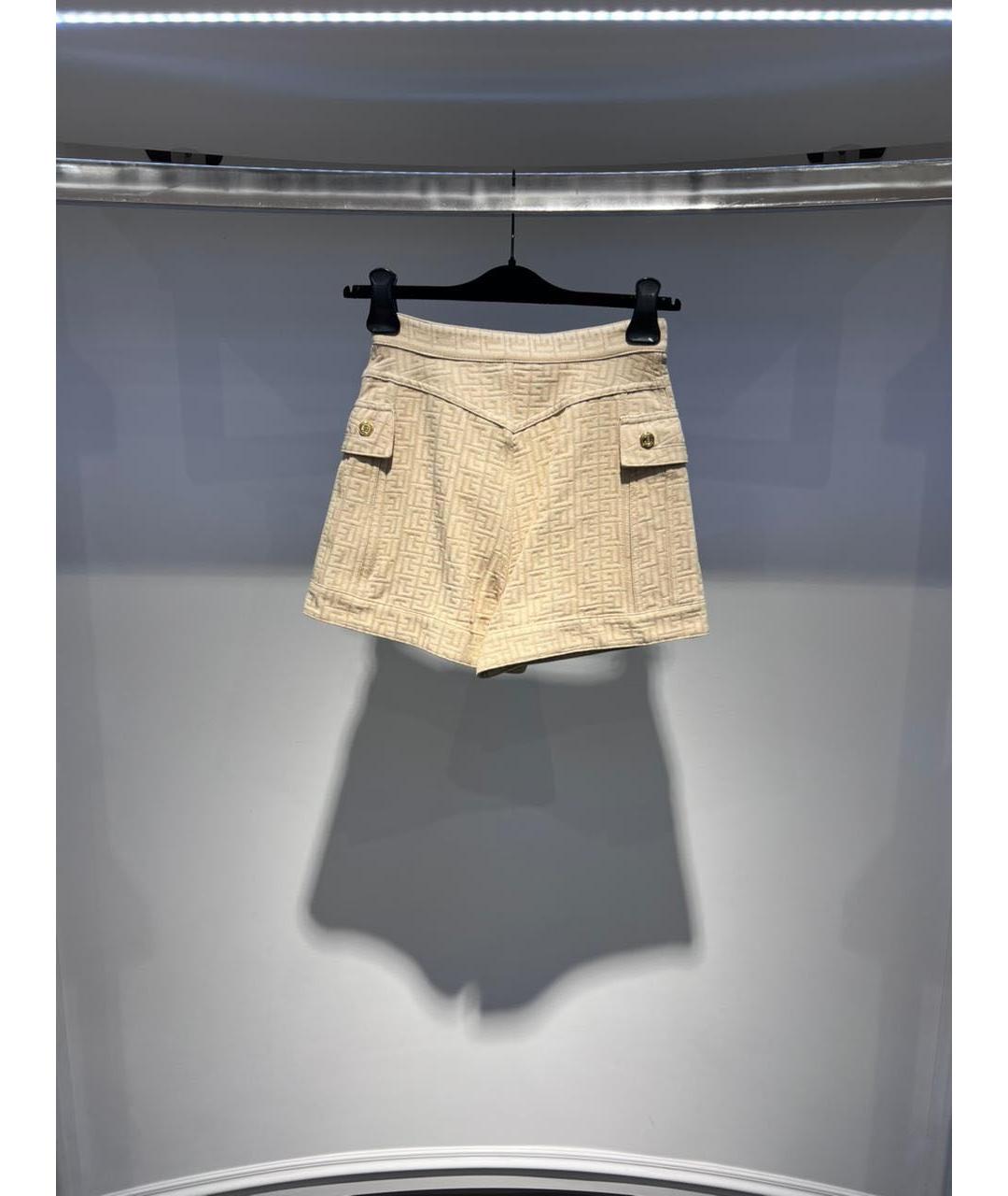 BALMAIN Бежевые шорты, фото 2