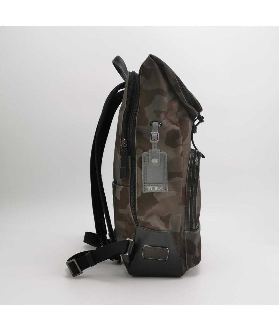 TUMI Хаки тканевый рюкзак, фото 3