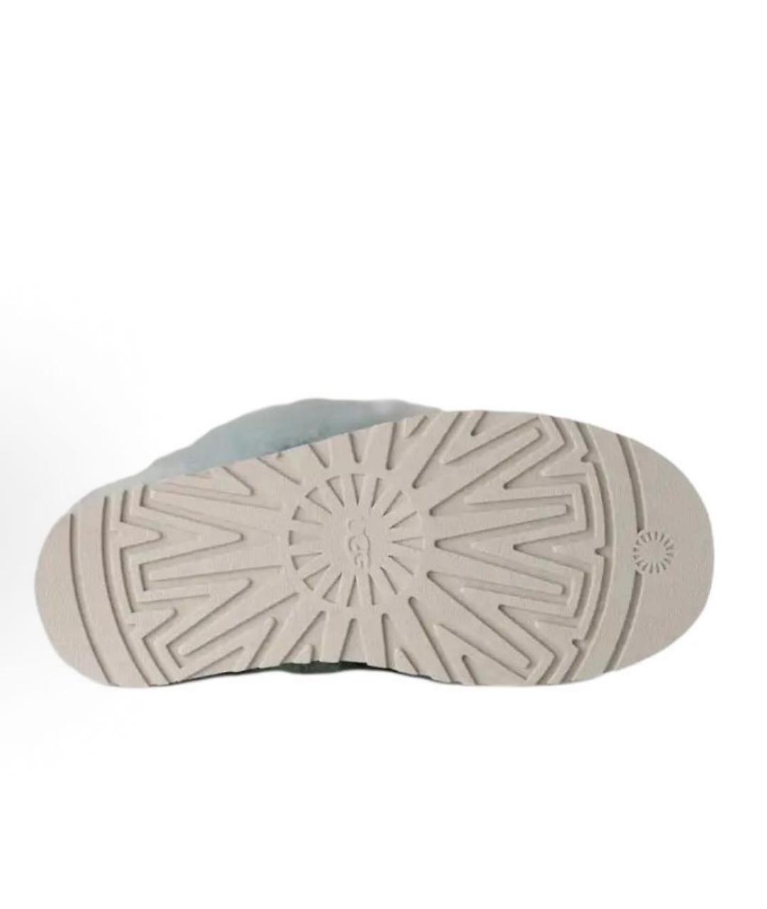 UGG AUSTRALIA Голубые замшевые сабо, фото 5