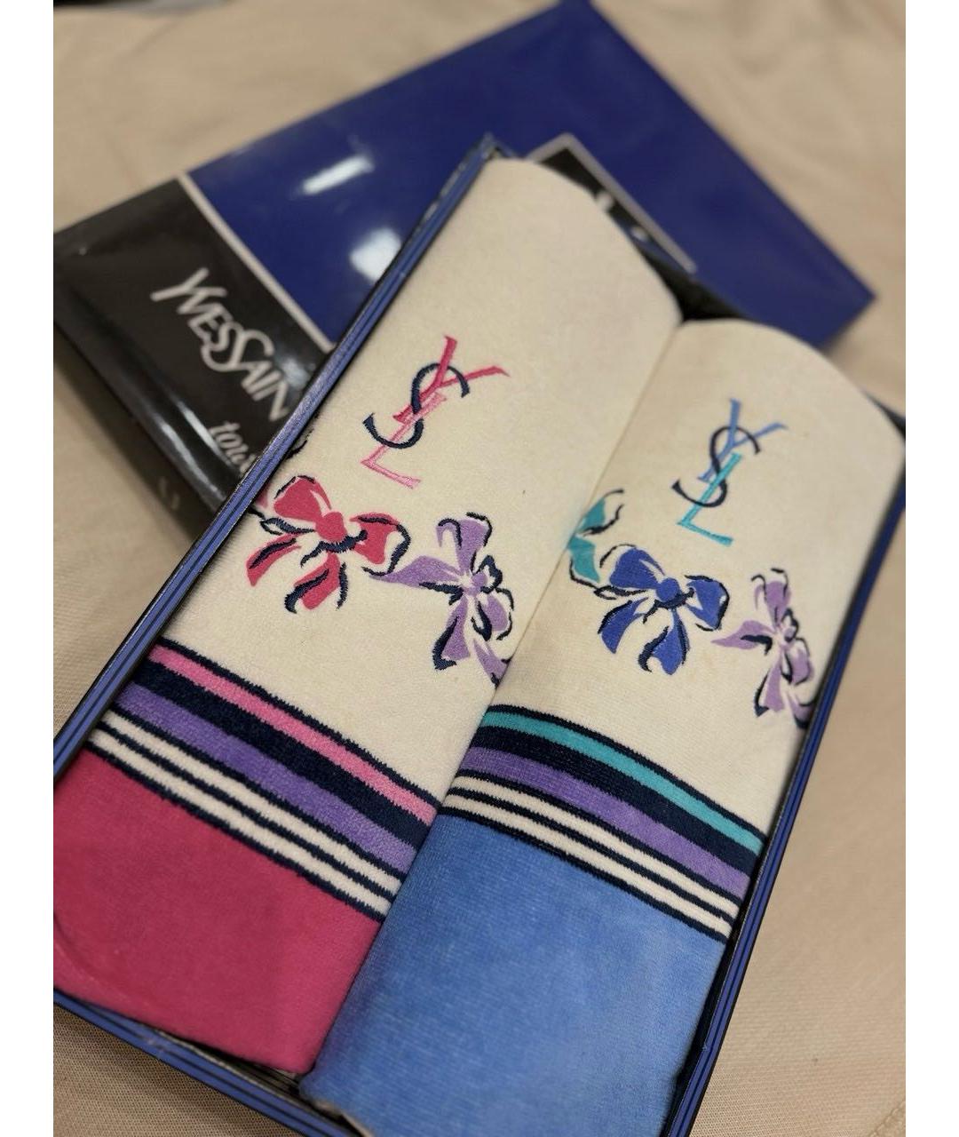 SAINT LAURENT Хлопковое полотенце, фото 3