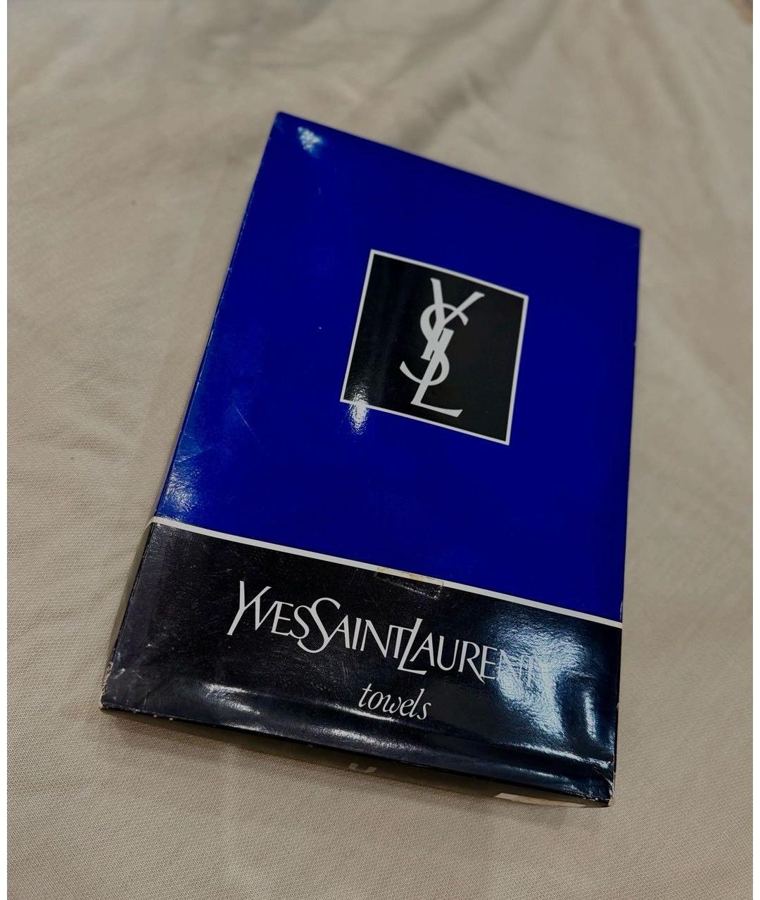 SAINT LAURENT Хлопковое полотенце, фото 2