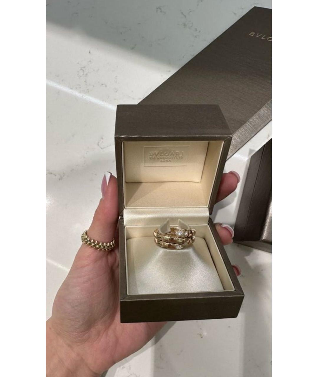 BVLGARI Розовое кольцо из розового золота, фото 5