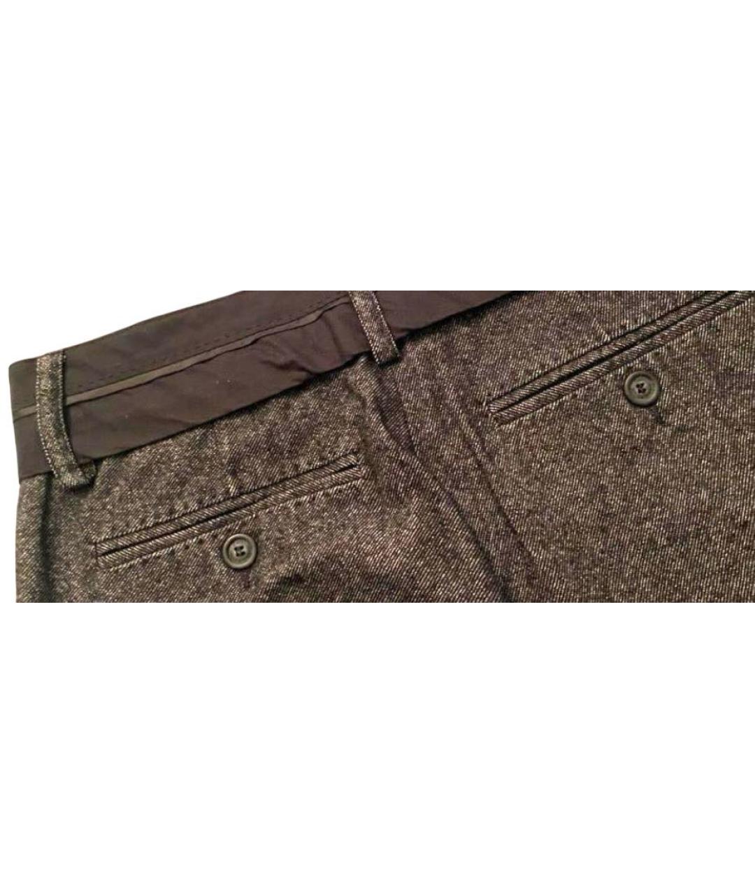 DOLCE&GABBANA Серые брюки узкие, фото 4