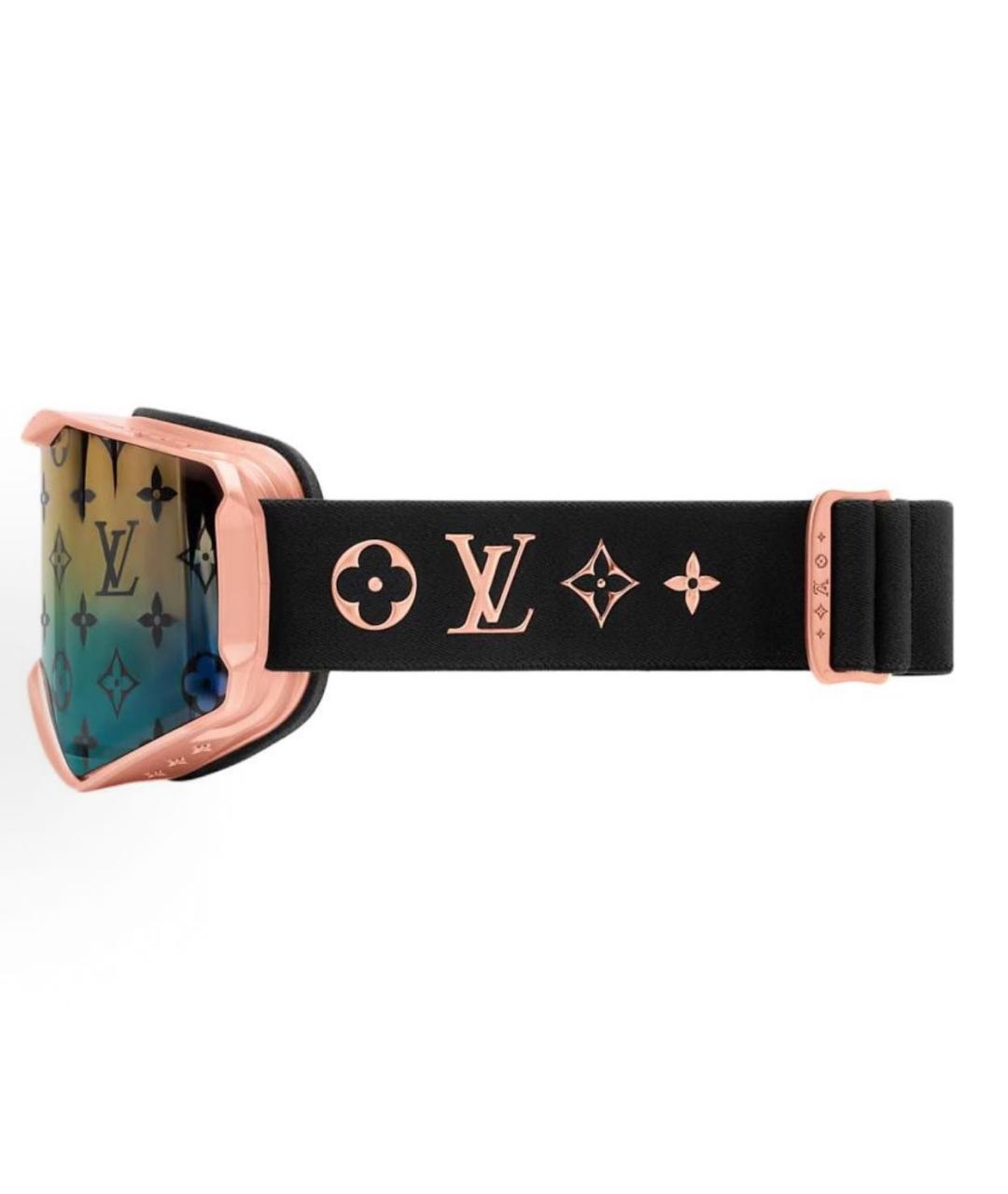 LOUIS VUITTON Розовые пластиковые солнцезащитные очки, фото 3