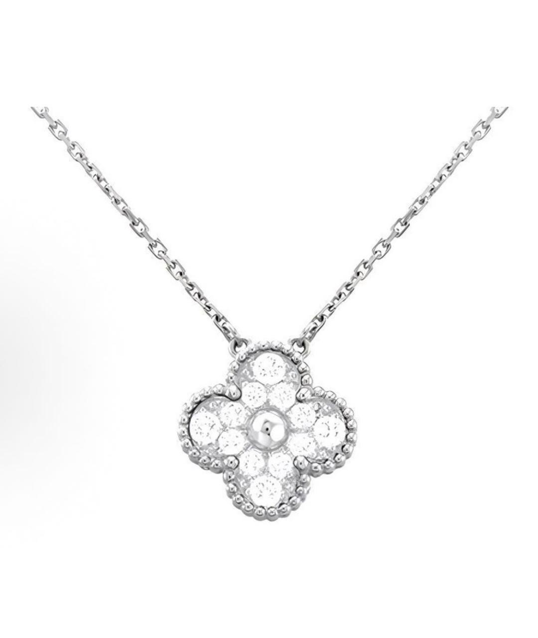 VAN CLEEF & ARPELS Серебряное колье из белого золота, фото 3