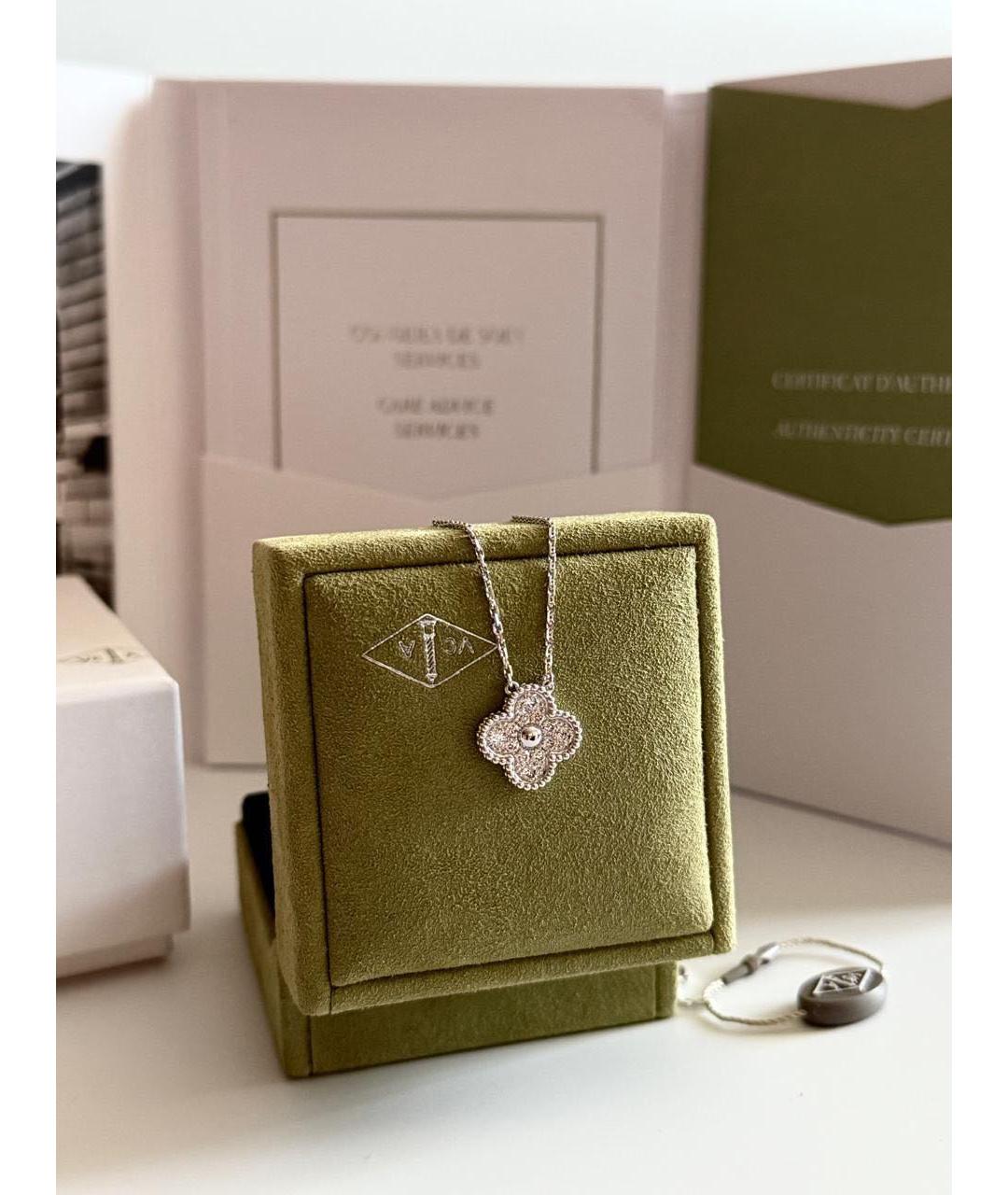 VAN CLEEF & ARPELS Серебряное колье из белого золота, фото 2