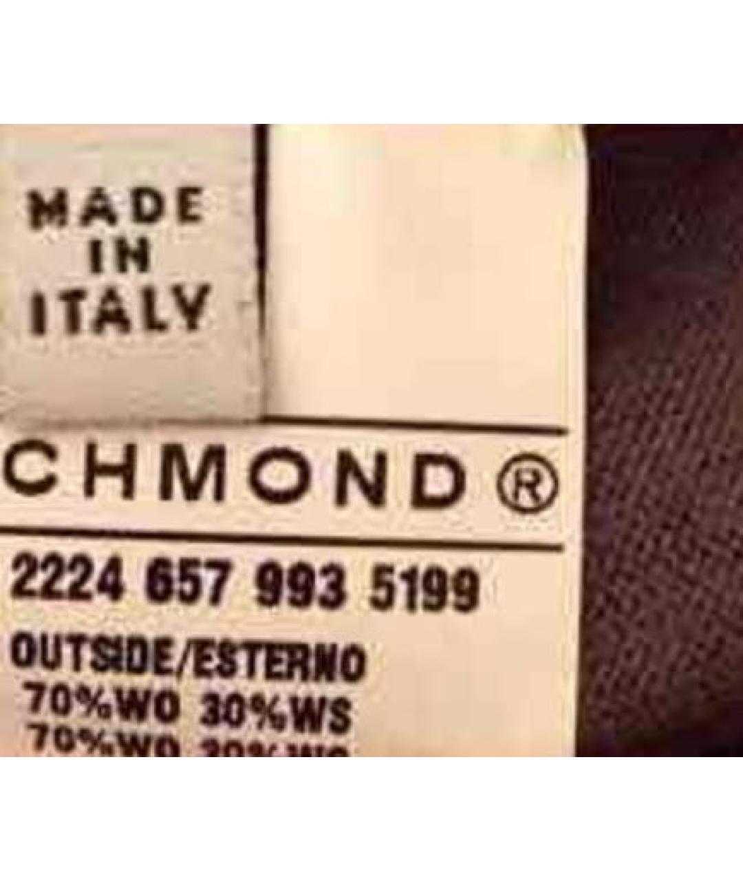 JOHN RICHMOND Серая шерстяная водолазка, фото 5