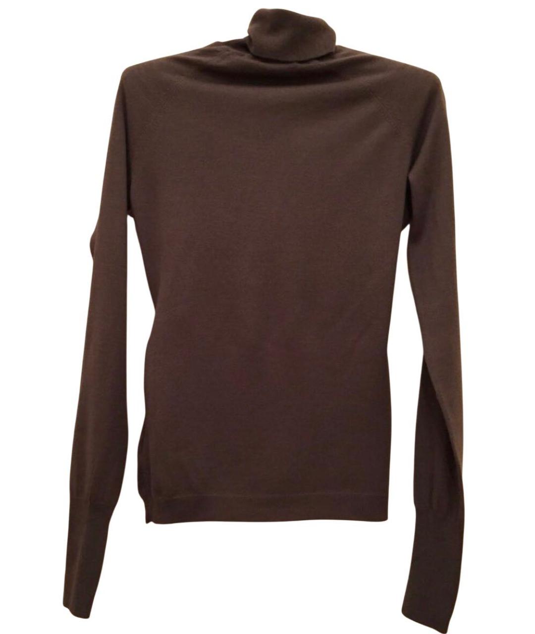 JOHN RICHMOND Серая шерстяная водолазка, фото 2