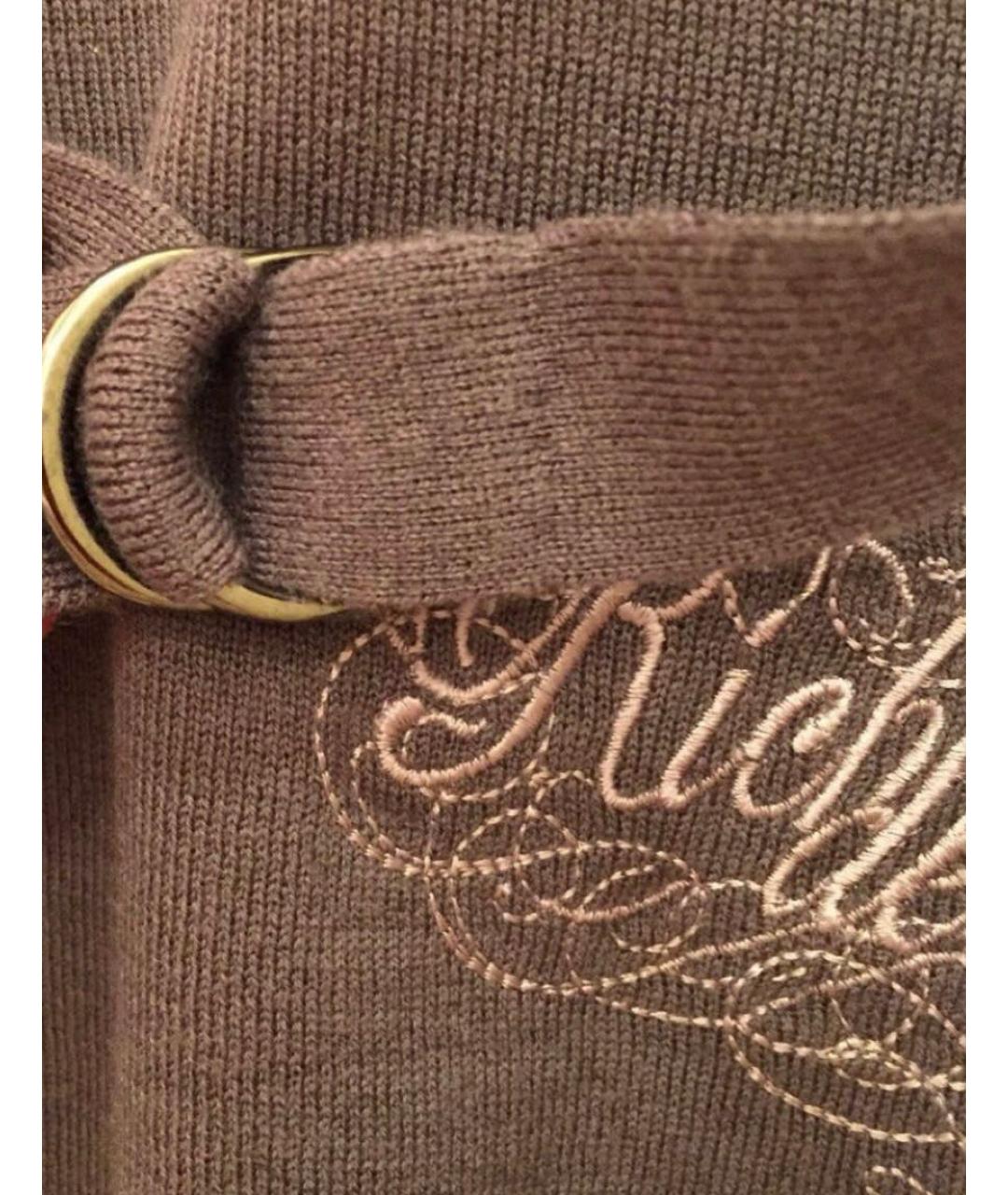 JOHN RICHMOND Серая шерстяная водолазка, фото 3