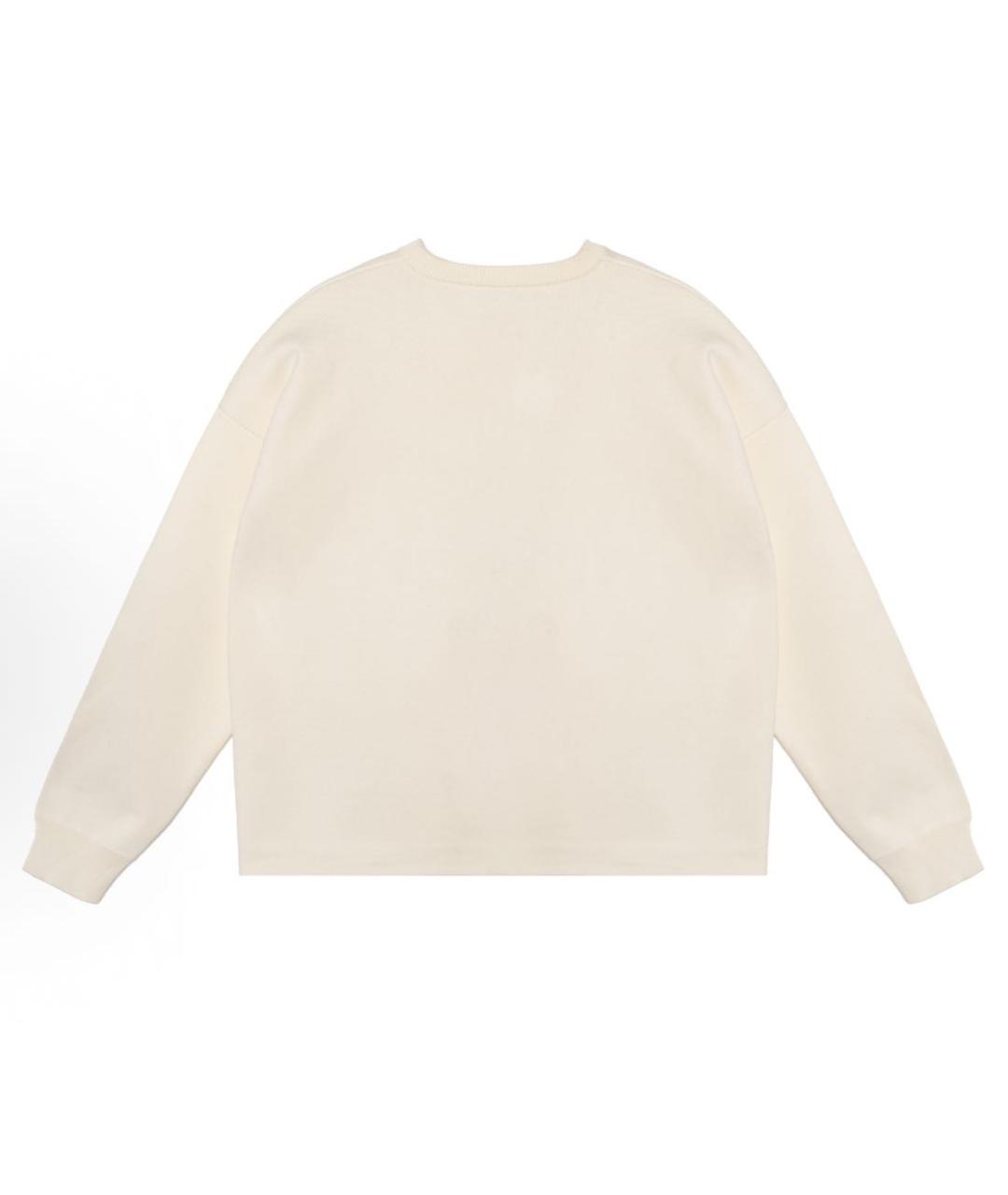 LOEWE Бежевый хлопковый джемпер / свитер, фото 3