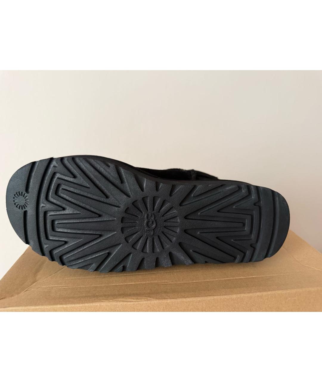 UGG AUSTRALIA Черные замшевые ботинки, фото 5