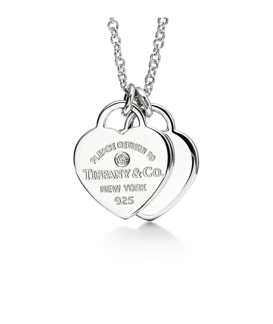 TIFFANY&CO Серебряное серебряное колье, фото 3