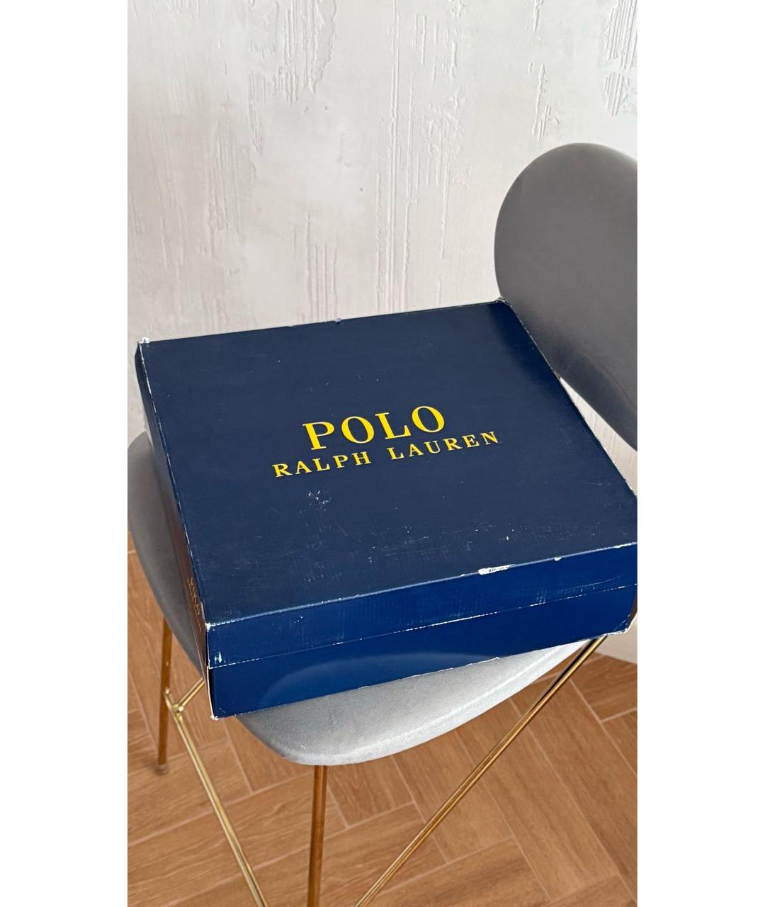 POLO RALPH LAUREN Черные текстильные высокие ботинки, фото 7