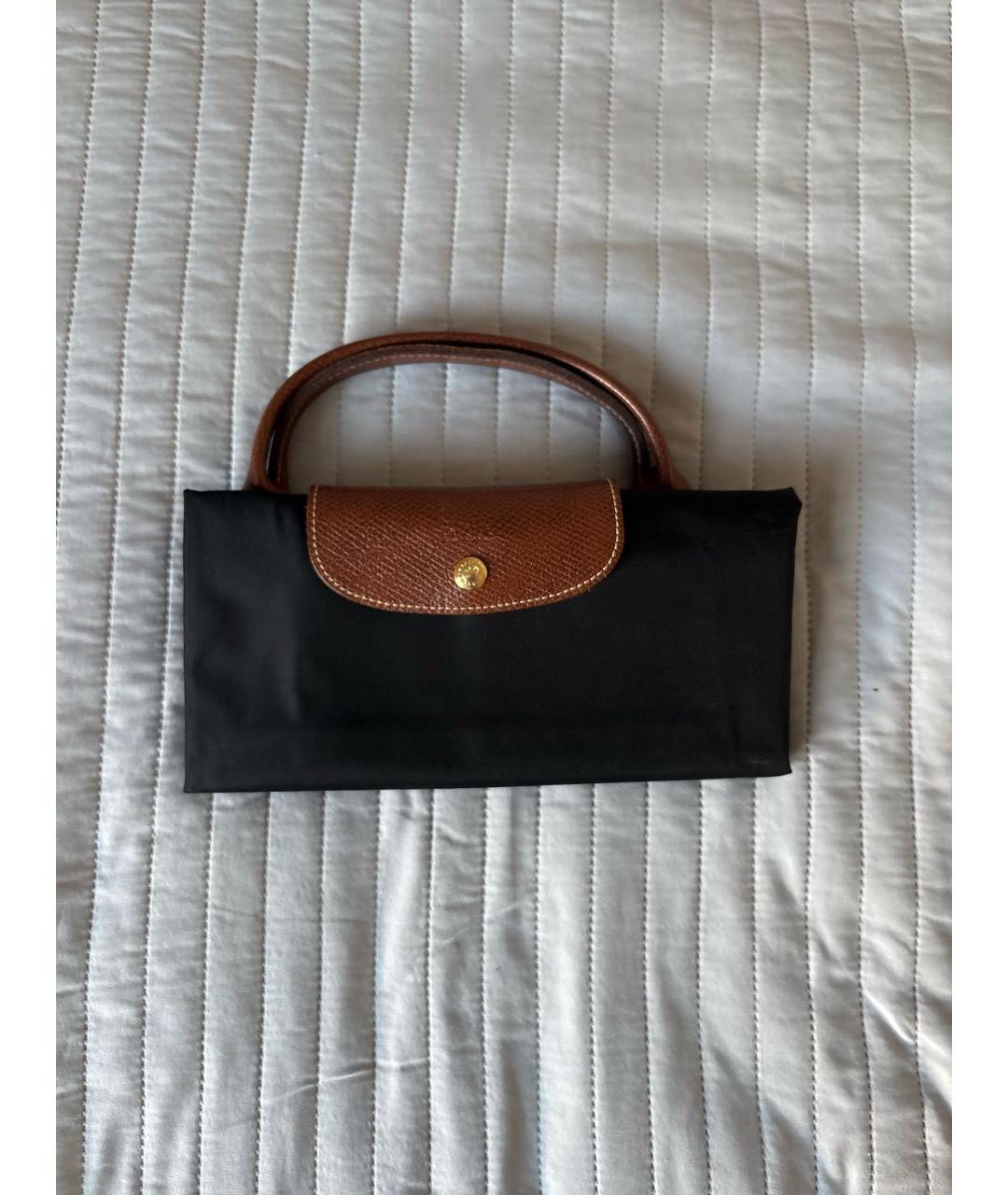 LONGCHAMP Черная тканевая дорожная/спортивная сумка, фото 6