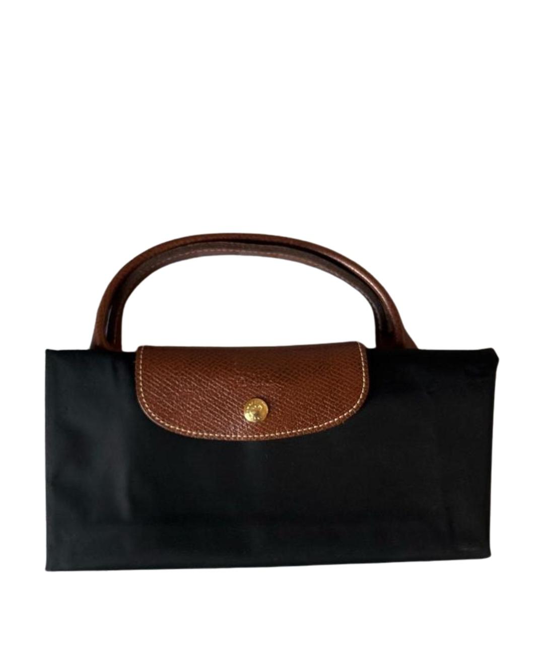 LONGCHAMP Черная тканевая дорожная/спортивная сумка, фото 1