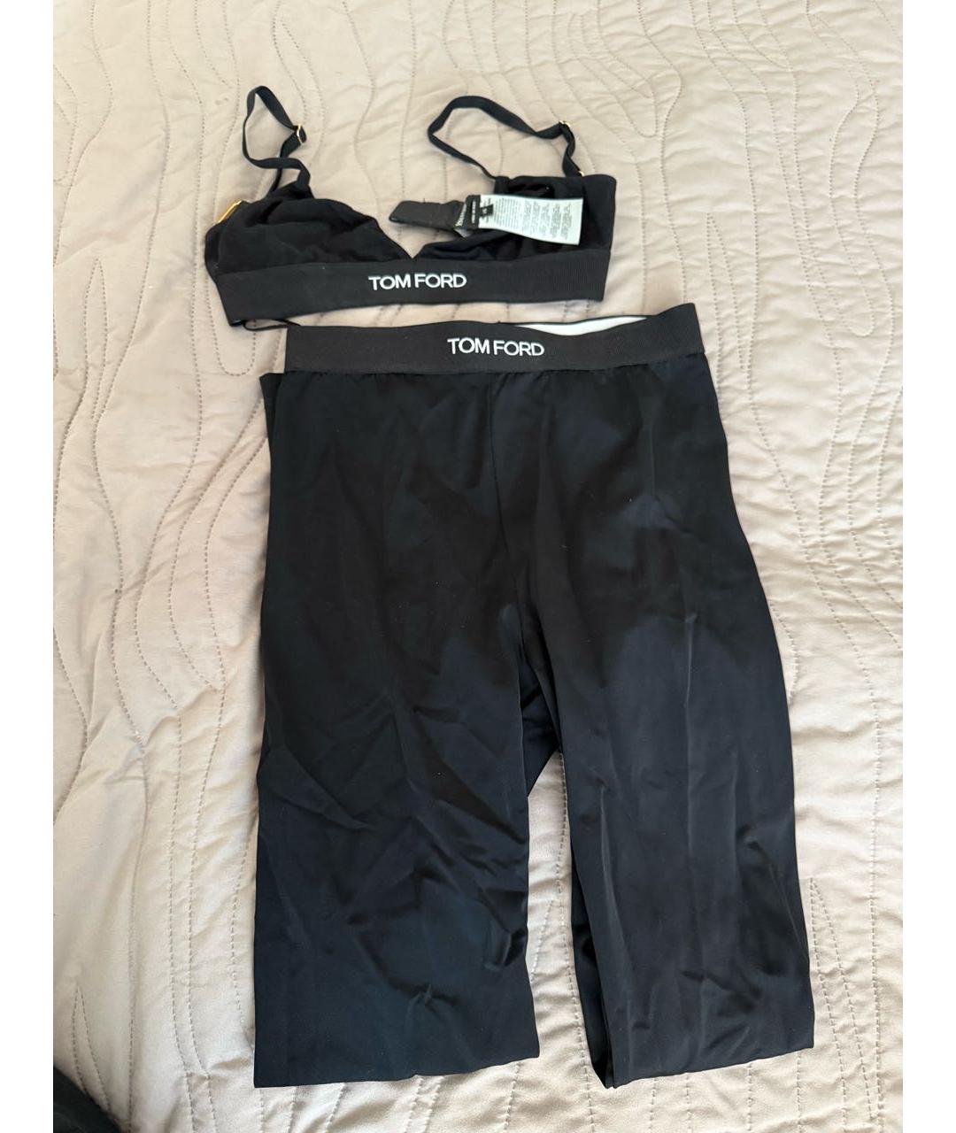 TOM FORD Черный хлопко-эластановый спортивные костюмы, фото 4